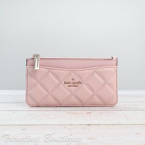 NWT Kate Spade Natalia Quilted Slim Card Holder